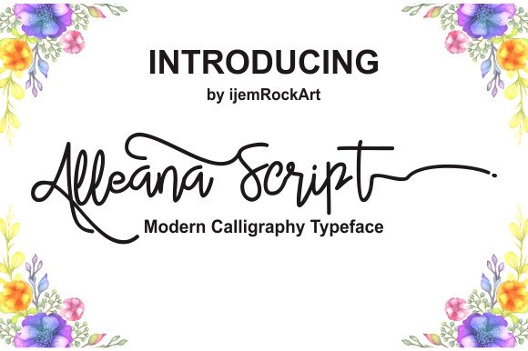 Alleana Script Font: A Modern Touch for Your Brand’s Story