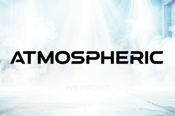 Atmospheric: A Modern Sans Serif Typeface for Bold Digital Branding