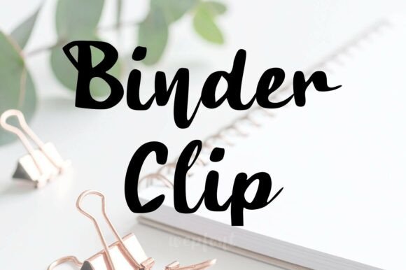 Binder Clip Typeface Review for Handwritten Brand Identity