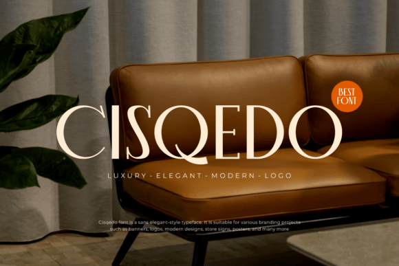 Cisqedo: The Bold Display Typeface for Strong Brand Identity
