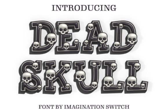 Dead Skull 3d Font: A Bold Typeface for Creative Projects