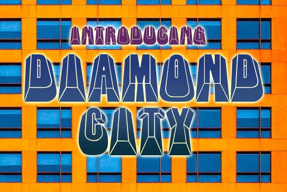 Diamond City Font: A Bold Display Typeface for Creative Makers