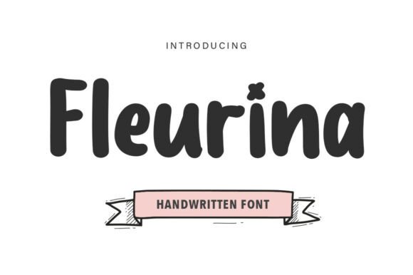 Fleurina: A Cheerful Handwritten Display Font for Modern Brands