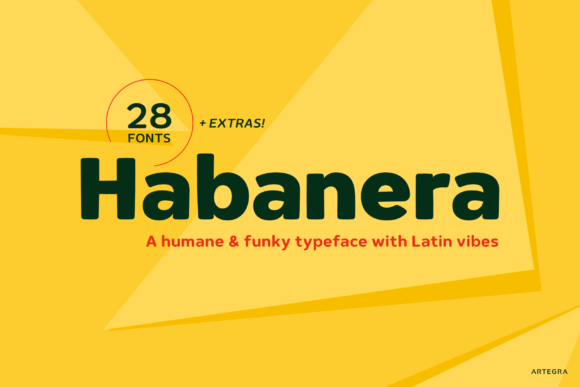 Habanera Font: Funky and Readable for Craft Creators