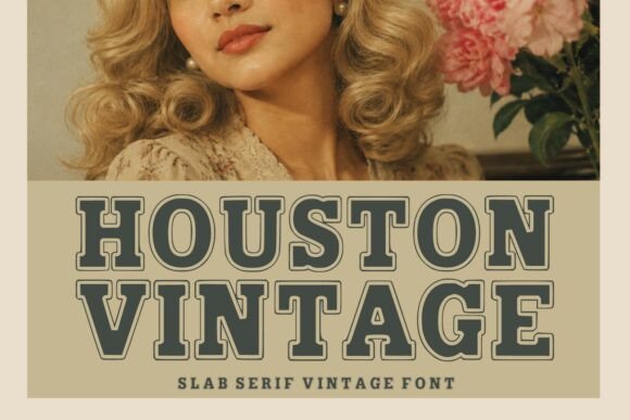 Houston Vintage Typeface for Bold Campaign Headlines