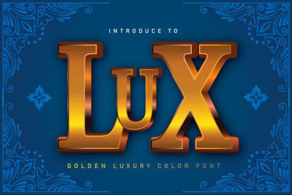 Lux Font: A Golden Touch for Modern Design