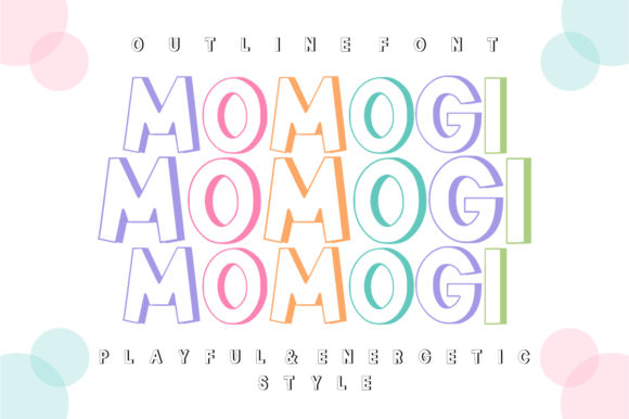 Momogi Font for Creative Makers and Playful Branding