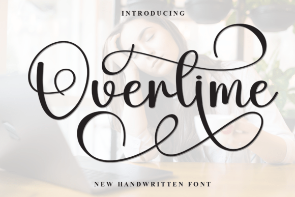 Overtime: A Charismatic Handwritten Display Font for Editorial Design