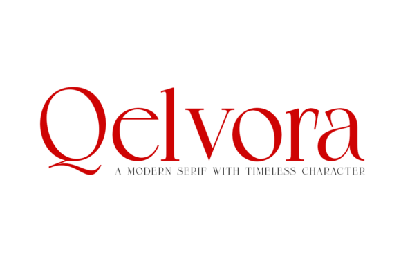Qelvora: The Elegant Serif Typeface for Professional Branding