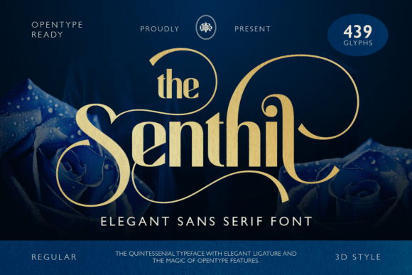 Senthil Font Elevates My Bakery's Brand with Modern Elegance