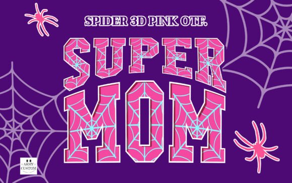 Spider 3d Pink: A Bold Typography Choice for Marketers