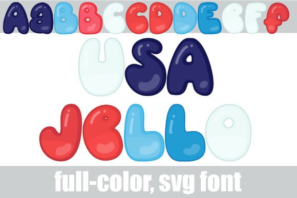 Usa Jello Font: A Sweet Addition to Your Craft Projects
