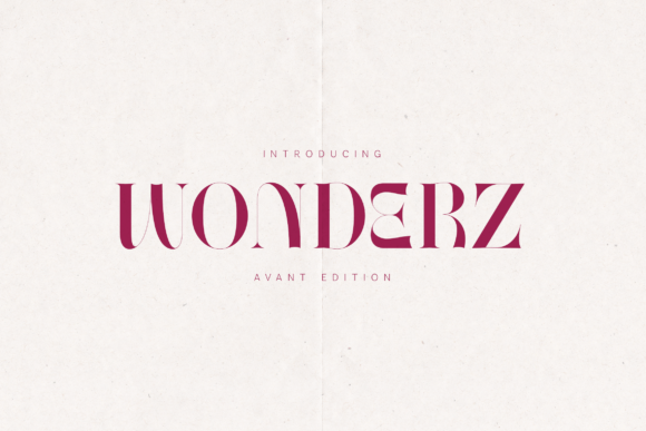 Wonderz Avant Edition: The Modern Serif Font for Artisan Brands